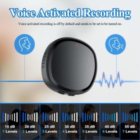 64GB Digital Voice Recorder Voice Activated Recorder For Lectures Meetings, 3-in-1 Portable Audio Recorder Magnetic Tape Recorder Recording Device Wit