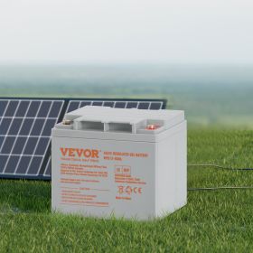 Deep Cycle Battery, 12V 40AH, AGM Marine Rechargeable Battery, High Self-Discharge Rate 400A Discharge Current For Mobility Scooters Electric Wheelcha